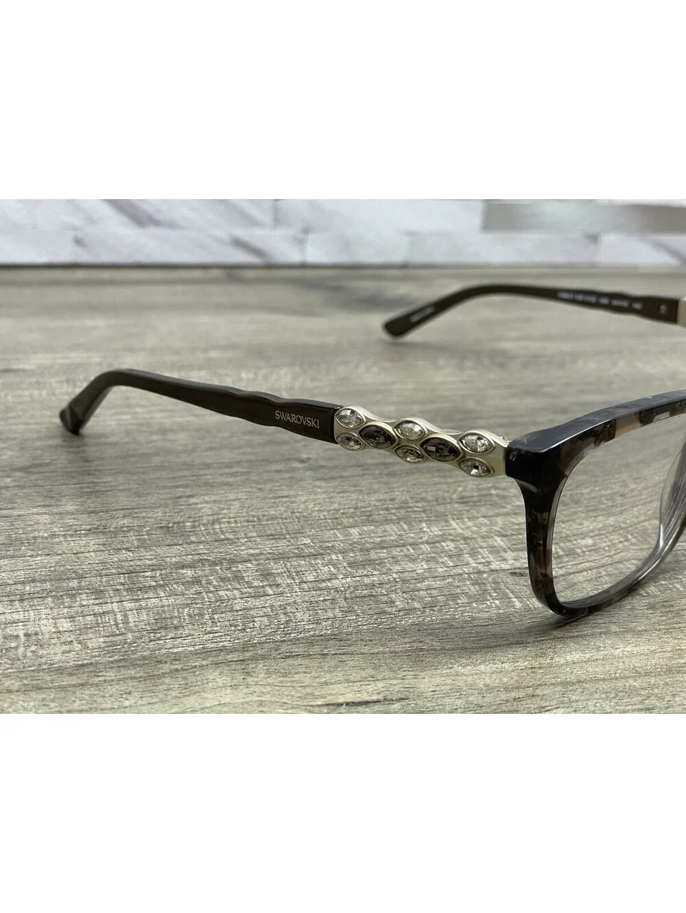Swarovski SW5133 Fancy 059 w/ Crystals 54-15-140 Women’s Brown Eyeglasses Frames